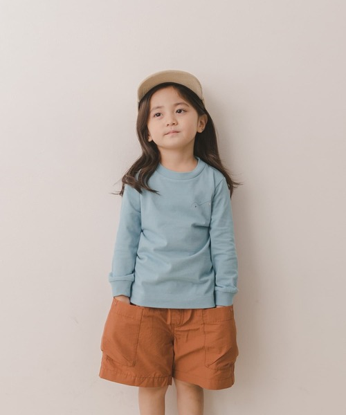 URBAN RESEARCH DOORS(アーバンリサーチドアーズ)の「『別注』Common Noun×DOORS KanaBelgium 長袖T(KIDS)(Tシャツ/カットソー・キッズ・チャコールグレー/ライトブルー・120/105/150/135)」の8枚目の写真