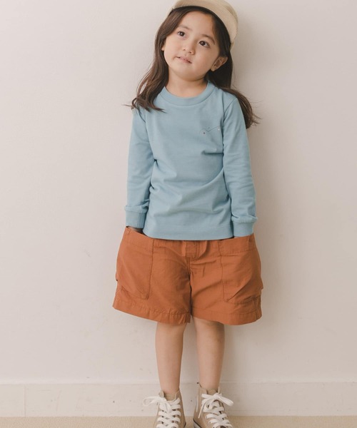URBAN RESEARCH DOORS(アーバンリサーチドアーズ)の「『別注』Common Noun×DOORS KanaBelgium 長袖T(KIDS)(Tシャツ/カットソー・キッズ・チャコールグレー/ライトブルー・120/105/150/135)」の10枚目の写真