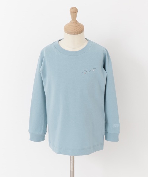 URBAN RESEARCH DOORS(アーバンリサーチドアーズ)の「『別注』Common Noun×DOORS KanaBelgium 長袖T(KIDS)(Tシャツ/カットソー・キッズ・チャコールグレー/ライトブルー・120/105/150/135)」の19枚目の写真