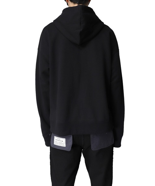 Maison MIHARA YASUHIRO（メゾンミハラヤスヒロ）の「【Maison MIHARA YASUHIRO】 MmYエンブロイダードフーディー/ MmY Embroideried Hoodie（スウェット・メンズ・ホワイト/ブラック/グレー・46/48/44/50）」の14枚目の写真