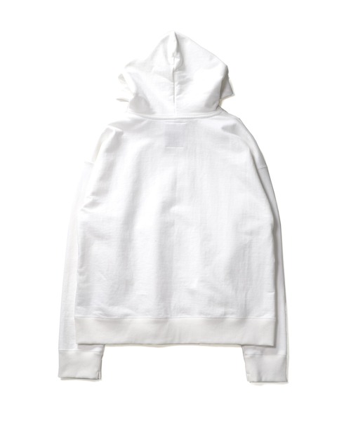Maison MIHARA YASUHIRO（メゾンミハラヤスヒロ）の「【Maison MIHARA YASUHIRO】 MmYエンブロイダードフーディー/ MmY Embroideried Hoodie（スウェット・メンズ・ホワイト/ブラック/グレー・46/48/44/50）」の15枚目の写真