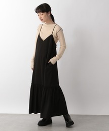 LOWRYS FARM | ティアードキャミワンピース　215321(ワンピース)