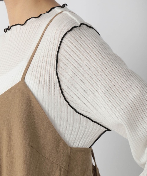 LOWRYS FARM(ローリーズファーム)の「ティアードキャミワンピース 215321(ワンピース・レディース・ブラウン/オレンジ/グリーン/ブラック/アイボリー・FREE)」の16枚目の写真