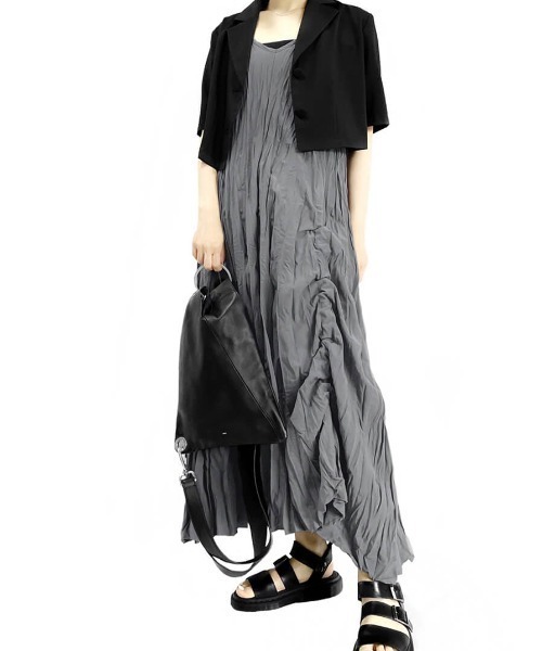 ワンピース CODE DESIGN GATHER ONE-PIECE UN3D. ワンピース COLOR CODE GATHER CAMI OP / カラーコード