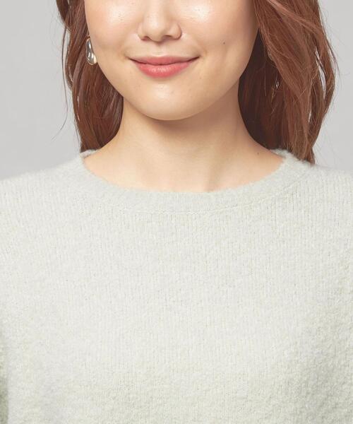 closet story(クローゼットストーリー)の「<closet story(クローゼットストーリー)>モコモコ クルーネックニット(ニット/セーター・レディース・ブラック/イエロー/ライム・FREE)」の6枚目の写真