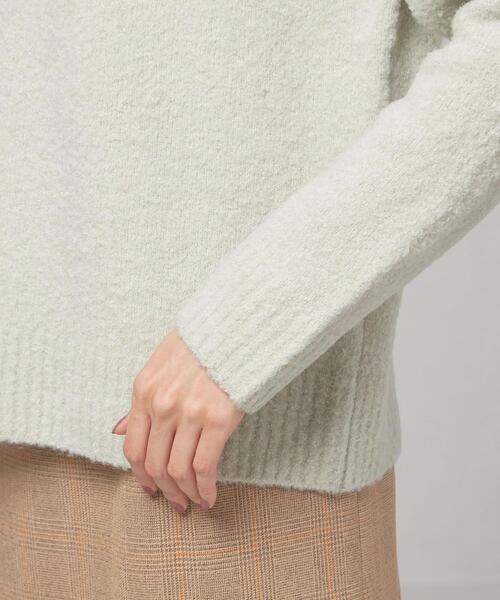 closet story(クローゼットストーリー)の「<closet story(クローゼットストーリー)>モコモコ クルーネックニット(ニット/セーター・レディース・ブラック/イエロー/ライム・FREE)」の10枚目の写真