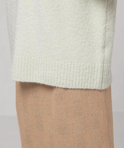 closet story(クローゼットストーリー)の「<closet story(クローゼットストーリー)>モコモコ クルーネックニット(ニット/セーター・レディース・ブラック/イエロー/ライム・FREE)」の8枚目の写真