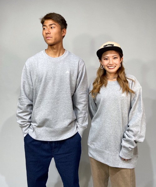 adidas/アディダスワンポイントルーズシルエットスウェットVM838