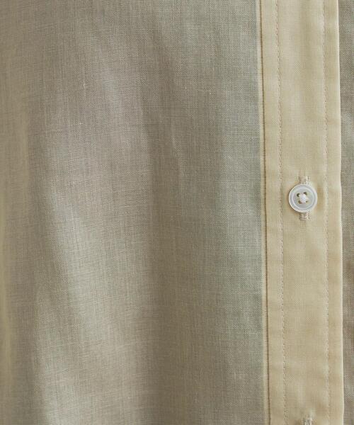 green label relaxing（グリーンレーベルリラクシング）の「オーガンジー バンドカラー シャツ（シャツ/ブラウス・レディース・ライム/モカ/クリーム・FREE）」の19枚目の写真