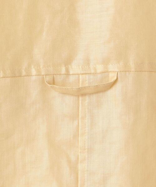 green label relaxing（グリーンレーベルリラクシング）の「オーガンジー バンドカラー シャツ（シャツ/ブラウス・レディース・ライム/モカ/クリーム・FREE）」の12枚目の写真