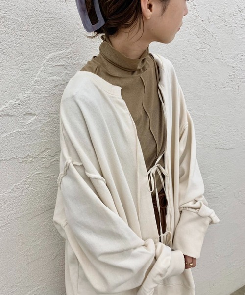 Kastane（カスタネ）の「ハイネックストレッチインナー（Tシャツ/カットソー・レディース・アイボリー/モカ/パープル/ピンク/ブラック・FREE）」の20枚目の写真