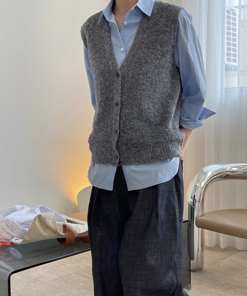 HALEY PESCA（ヘーリーペスカ）の「HALEY PESCA/メンズライク Vネック