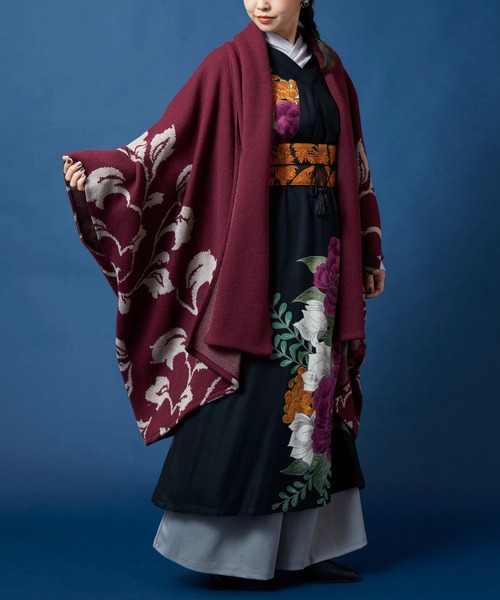 カヤ】-attakee- 蔦かずら羽織 ビッグシルエットニットカーディガン