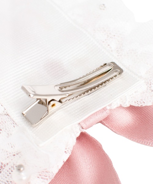 ROJITA（ロジータ）の「リボンレースヘッドドレス（カチューシャ・レディース・ピンク/ブラック・FREE）」の10枚目の写真