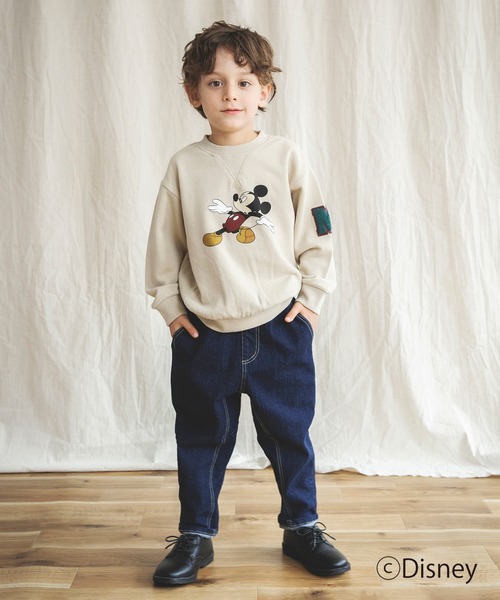 Disney(ディズニー)の「【Disney / ディズニー】ワッペントレーナー(スウェット・キッズ・ベージュ・100cm/130cm/110cm/120cm/90cm)」の18枚目の写真