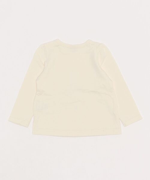 petit main(プティマイン)の「バレリーナモチーフ長袖Tシャツ(Tシャツ/カットソー・キッズ・ライトブルー/オフホワイト/ピンク・80cm/120cm/110cm/90cm/130cm/100cm)」の4枚目の写真