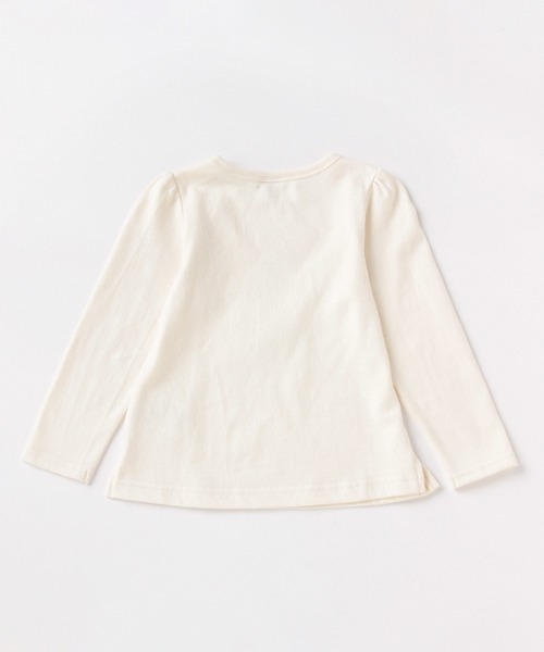 petit main(プティマイン)の「バレリーナモチーフ長袖Tシャツ(Tシャツ/カットソー・キッズ・ライトブルー/オフホワイト/ピンク・80cm/120cm/110cm/90cm/130cm/100cm)」の5枚目の写真