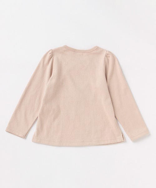 petit main(プティマイン)の「バレリーナモチーフ長袖Tシャツ(Tシャツ/カットソー・キッズ・ライトブルー/オフホワイト/ピンク・80cm/120cm/110cm/90cm/130cm/100cm)」の6枚目の写真