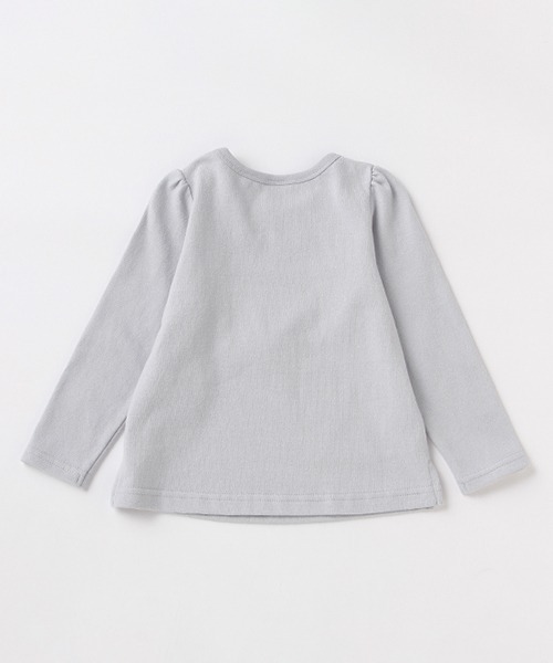 petit main(プティマイン)の「バレリーナモチーフ長袖Tシャツ(Tシャツ/カットソー・キッズ・ライトブルー/オフホワイト/ピンク・80cm/120cm/110cm/90cm/130cm/100cm)」の7枚目の写真
