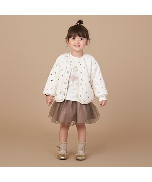 petit main(プティマイン)の「バレリーナモチーフ長袖Tシャツ(Tシャツ/カットソー・キッズ・ライトブルー/オフホワイト/ピンク・80cm/120cm/110cm/90cm/130cm/100cm)」の15枚目の写真