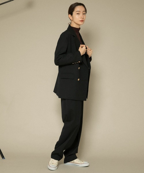 KBF（ケイビーエフ）の「ウール混ダブルブレストジャケット
