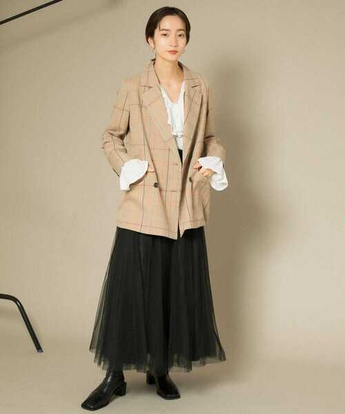 KBF（ケイビーエフ）の「ウール混ダブルブレストジャケット