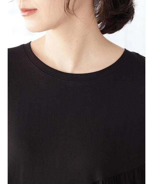 Sugar spoon（シュガースプーン）の「・SUGAR SPOON ナナメティアードワンピース＊（ワンピース・レディース・ブルー/ブラック/チャコールグレー/ブラウン・FREE）」の14枚目の写真