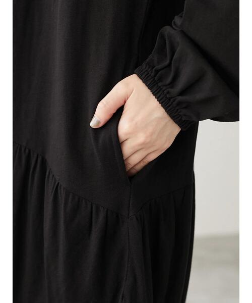 Sugar spoon（シュガースプーン）の「・SUGAR SPOON ナナメティアードワンピース＊（ワンピース・レディース・ブルー/ブラック/チャコールグレー/ブラウン・FREE）」の16枚目の写真