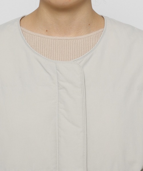 ローリーズファーム  エアーサーマルノーカラージャケット 楽天市場】【SALE／60%OFF】(W)エアサーマルノーカラーJK LOWRYS