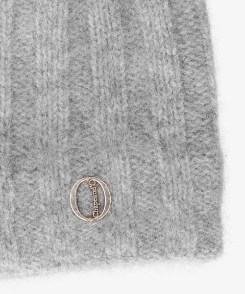 Chapeau d' O(シャポードオー)の「Chapeau d' O BFX Rib Knit Beanie(ニットキャップ/ビーニー・レディース・ダークグレー/グレー/ライトベージュ/ネイビー・FREE)」の9枚目の写真