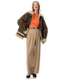 HW LOOSE TUCK TROUSER ハイウエスト ルーズ タック パンツ