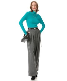 SLY | HW LOOSE TUCK TROUSER/ハイウエストルーズタックパンツ(スラックス)