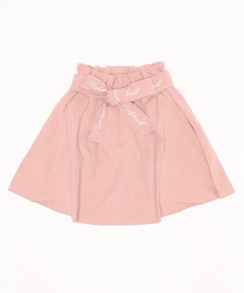 PINKHUNT（ピンクハント）の「PINKHUNT リボンベルトスカート 6078K #IG（デニムスカート・キッズ・ライム/ベビーピンク/ブラック・120cm/130cm/140cm/160cm/150cm）」の10枚目の写真