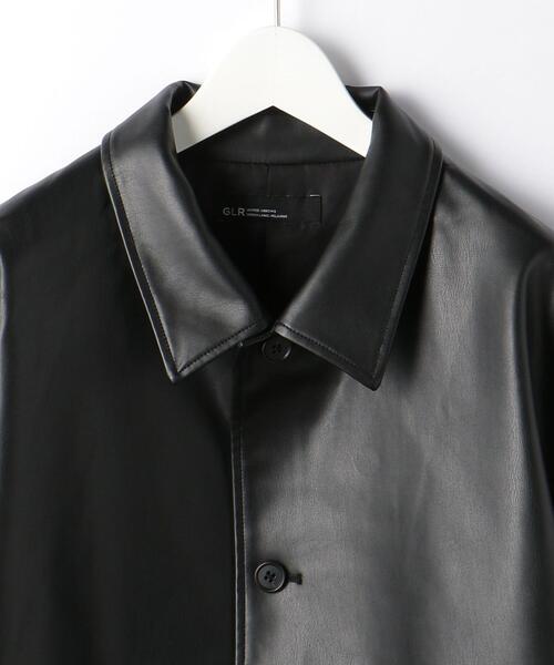 green label relaxing(グリーンレーベルリラクシング)の「シンセティックレザー コーチジャケット(その他アウター・メンズ・ブラック・L/XL/S/M)」の15枚目の写真
