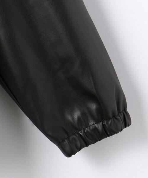 green label relaxing(グリーンレーベルリラクシング)の「シンセティックレザー コーチジャケット(その他アウター・メンズ・ブラック・L/XL/S/M)」の10枚目の写真