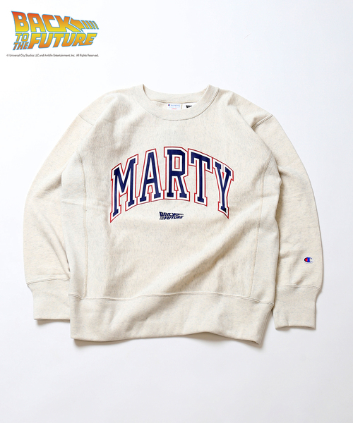 champion back to the future 　リバースウィーブ　美品 セール】【CHAMPION×BACK TO THE FUTURE】別注リバースウィーブ