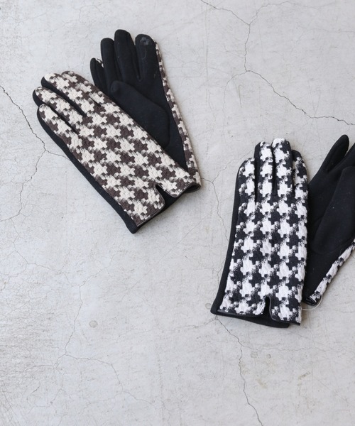 frames RAY CASSIN（フレームスレイカズン）の「【WEB限定】千鳥グローブ（手袋・レディース・ブラック/ブラウン・FREE）」の3枚目の写真