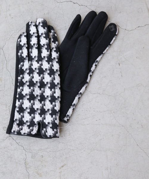 frames RAY CASSIN（フレームスレイカズン）の「【WEB限定】千鳥グローブ（手袋・レディース・ブラック/ブラウン・FREE）」の9枚目の写真