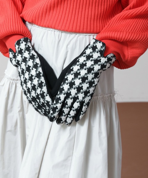 frames RAY CASSIN（フレームスレイカズン）の「【WEB限定】千鳥グローブ（手袋・レディース・ブラック/ブラウン・FREE）」の15枚目の写真