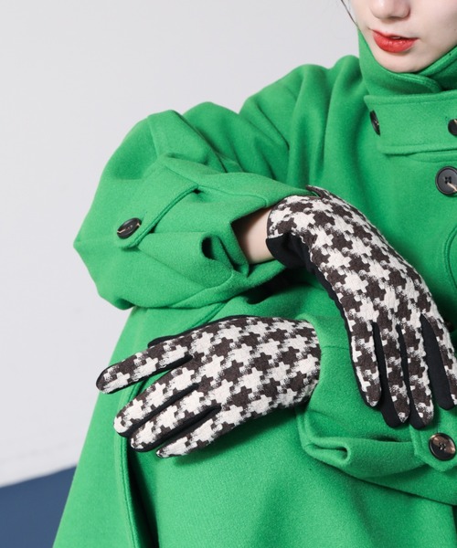 frames RAY CASSIN（フレームスレイカズン）の「【WEB限定】千鳥グローブ（手袋・レディース・ブラック/ブラウン・FREE）」の12枚目の写真