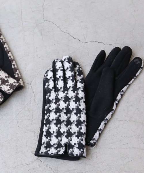 frames RAY CASSIN（フレームスレイカズン）の「【WEB限定】千鳥グローブ（手袋・レディース・ブラック/ブラウン・FREE）」の11枚目の写真