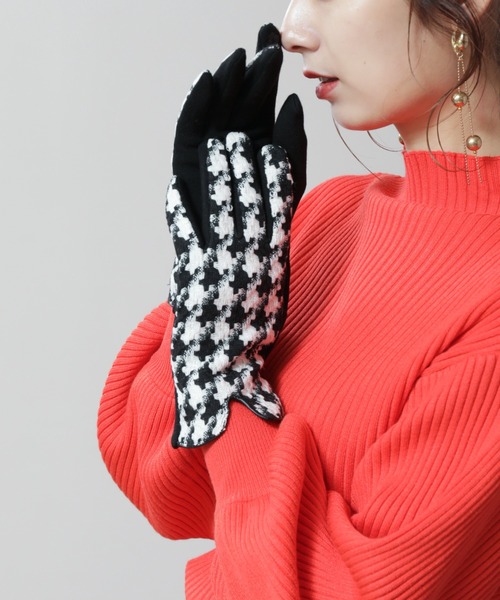 frames RAY CASSIN（フレームスレイカズン）の「【WEB限定】千鳥グローブ（手袋・レディース・ブラック/ブラウン・FREE）」の18枚目の写真