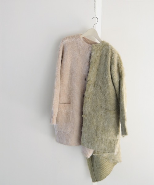 CLEIO(クレイオ)の「【CLEIO】シャギーカーディガン(カーディガン/ボレロ・レディース・ベージュ/ライトカーキ・FREE)」の16枚目の写真