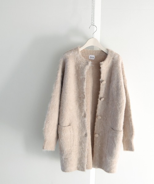 CLEIO(クレイオ)の「【CLEIO】シャギーカーディガン(カーディガン/ボレロ・レディース・ベージュ/ライトカーキ・FREE)」の17枚目の写真