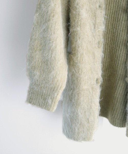 CLEIO(クレイオ)の「【CLEIO】シャギーカーディガン(カーディガン/ボレロ・レディース・ベージュ/ライトカーキ・FREE)」の21枚目の写真
