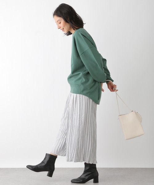 LEPSIM（レプシィム）の「バックロングオーバープルオーバー 228917（スウェット・レディース・グレー/ライトパープル/グリーン/グレイッシュベージュ・FREE）」の7枚目の写真