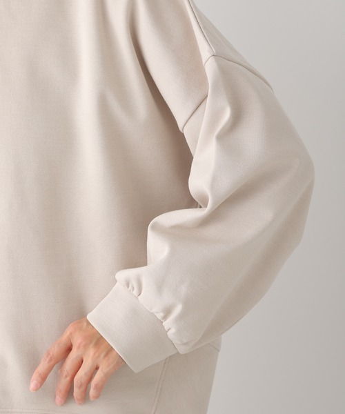 LEPSIM（レプシィム）の「バックロングオーバープルオーバー 228917（スウェット・レディース・グレー/ライトパープル/グリーン/グレイッシュベージュ・FREE）」の12枚目の写真