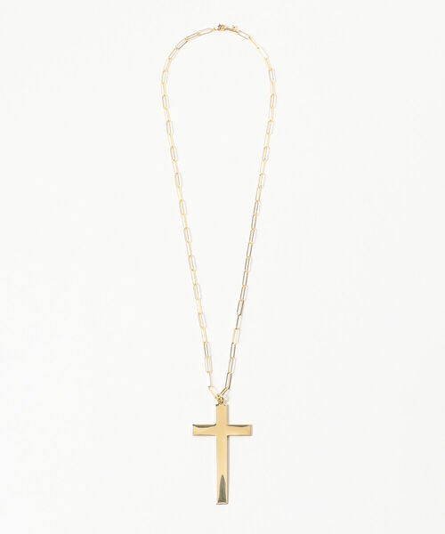 Ray BEAMS(レイビームス)の「Ray BEAMS / ビッグ クロス ネックレス(ネックレス・レディース・ゴールド・ONE SIZE)」の4枚目の写真