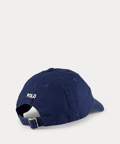POLO RALPH LAUREN CHILDRENSWEAR（ポロ ラルフ ローレン チルドレンズウェア）の「コットン チノ ベースボール キャップ（キャップ・キッズ・ネイビー系1・ONE/M/S）」の4枚目の写真