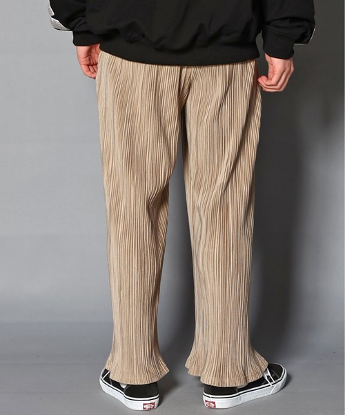 GALLIS ADDICTION(ガリスアディクション)の「GA PLEATS WIDE PANTS/プリーツ ワイドパンツ(その他パンツ・メンズ・ブラック/サンドベージュ・M/L)」の10枚目の写真